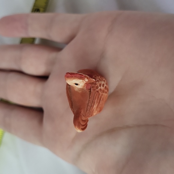 Mini Chicken Rooster Hen Peter Fagan Made and Hand painted in Scotland vintage - Picture 5 of 10